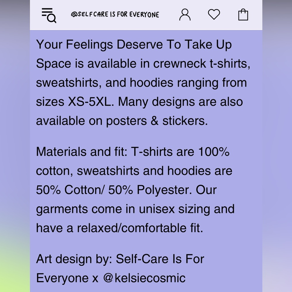 Self Care Is For Everyone • Tee - Picture 2 of 4